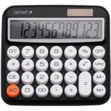 GENIE 612 BK Taschenrechner Desktop Einfacher Taschenrechner Schwarz,