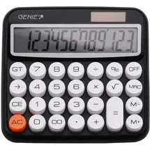 GENIE 612 BK Taschenrechner Desktop Einfacher Taschenrechner Schwarz,