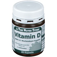Hirundo Products Vitamin D 5600 IE Wochendepot Kapseln 26 St.