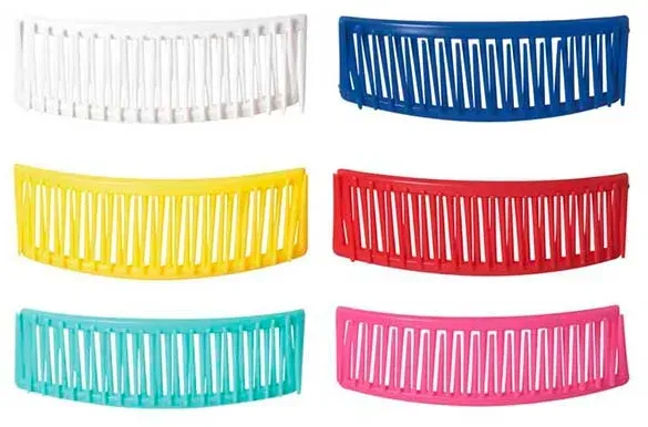 Mex pro Hair Wasserwellkämmchen 95 mm Bunt (12 Stück)