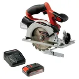 Einhell TE-CS 18/150 Li Akku-Handkreissäge Schnitttiefe max. (90°) 48mm inkl. Akku, inkl. Ladeger�