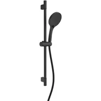 Schütte Stangenbrause-Set Capri Schwarz Matt