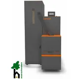Pelletheizung 15 kW Biopel Mini - kompakter Kessel - mit Pellettank 225kg