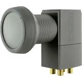 Schwaiger Quad LNB digital anthrazit, 4 Teilnehmer