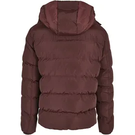 URBAN CLASSICS Hooded Puffer-big Jacke Bordeaux 3XL