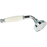 tecuro Nostalgie Handbrause 1-strahlig, verchromte Metallausführung