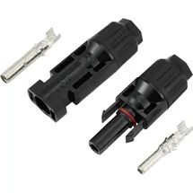 TRU Components PV-Solar Stecker- und Buchsenset IP67 TC-13805728 Schwarz