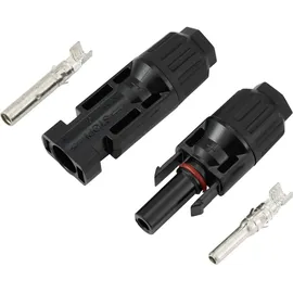 TRU Components PV-Solar Stecker- und Buchsenset IP67 TC-13805728 Schwarz