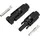 TRU Components PV-Solar Stecker- und Buchsenset IP67 TC-13805728 Schwarz