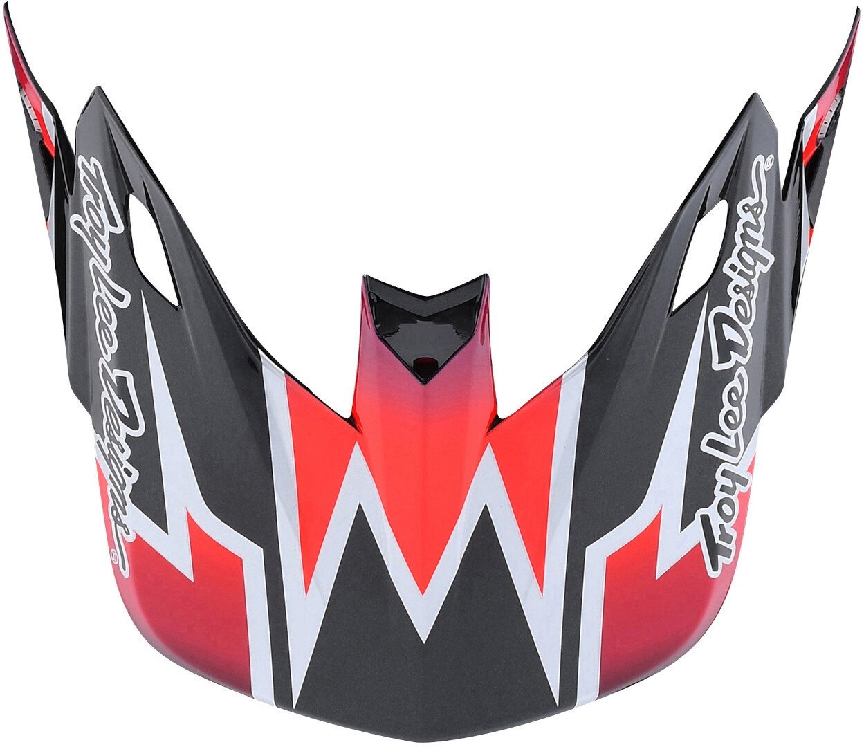 Troy Lee Designs SE5 Lightning Helm Peak, zwart-rood