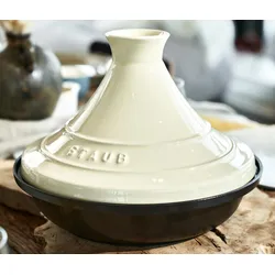 Staub Gusseiesen-Tajine - schwarz