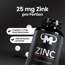 Mammut Nutrition Zink Tabletten 240 St.