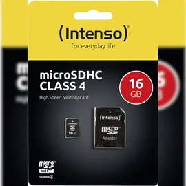 Intenso microSD Class 4 + SD-Adapter 16 GB