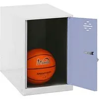Simonrack Spind SIMONLOCKER DISM weiß, grau 8425437117626, 1 Schließfach