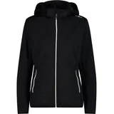 CMP Zip Hood 32a0456 Softshelljacke - Black - XS
