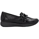 REMONTE Damen D0H15 Loafer, schwarz 02, 39 EU