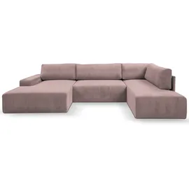 werk2 Wohnlandschaft Cord 3-Sitzer Rose