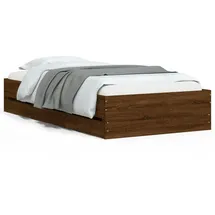 vidaXL 90 x 200 cm Braun