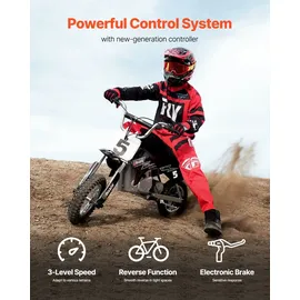 Vevor 2000 W elektrischer bürstenloser Gleichstrommotor-Bausatz – 48 V 4300 U/min 4,8 Nm Elektromotor mit verbessertem Drehzahlregler, Ideal für Go Karts E-Bike Motorrad Roller