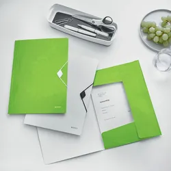 LEITZ Eckspanner WOW DIN A4 grün