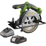 PROCRAFT PCA32-BB Akku-Handkreissäge 20 V 165 mm Brushless + 1x Akku 2,0 Ah + Ladegerät