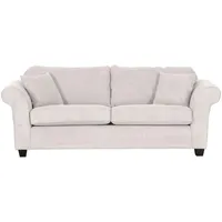 home24 3-Sitzer-Sofa, Beige, - 215x70x90 cm,