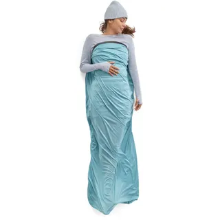 Sea to Summit Comfort Blend Rectangular Hüttenschlafsack/Inlett-Hell-Blau-One Size