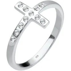 Elli Blogger Kreuz Kristalle 925 Silber 56 Damen 