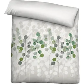 biberna Feinbiber Bettwäsche 0006722 STILISIERTE Pflanze