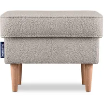 Konsimo Hocker Stralis Textil 41 x 43 x 56 cm Beige