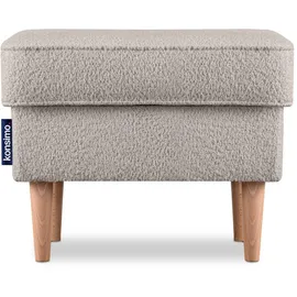 Konsimo Hocker Stralis Textil 41 x 43 x 56 cm Beige