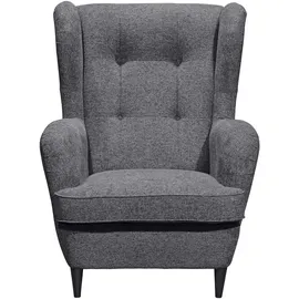 Die Möbelfundgrube Oskar Webstoff 78 x 102 x 98 cm anthrazit