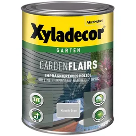 Xyladecor Imprägnierendes Holzöl klassik grau 1 l