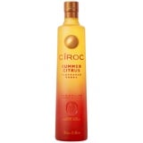 CîROC Summer Citrus | Ultra-Premium Wodka | Limitierte Sommer-Edition | Blutorangen- und Limettenaromen | 37.5% vol | 700ml Einzelflasche |