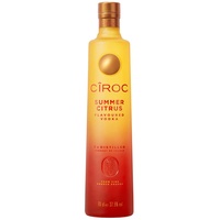 CîROC Summer Citrus | Ultra-Premium Wodka | Limitierte Sommer-Edition | Blutorangen- und Limettenaromen | 37.5% vol | 700ml Einzelflasche |