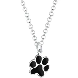 Elli Tier Pfote 925 Sterling Silber Ketten   Damen 
