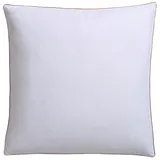 RIBECO Kalle Gänsefederkopfkissen 80 x 80 cm Weiß