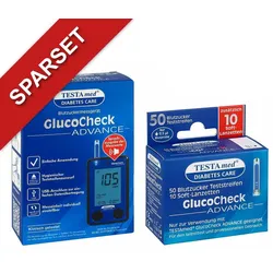 Testamed Glucocheck Advance Star.kit & Advance Teststreifen
