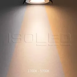 Fiai IsoLED Slim68 6W rund weiß Aluminium