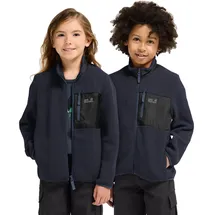 Jack Wolfskin Lite Curl Fleecejacke dunkelblau 104