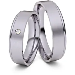 Trauringe Neum ̧nster 585er Palladium - 4765