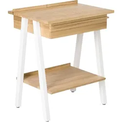 Troost Nachtschrank mit weißen Beinen