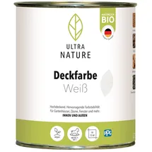 Ultra Nature Deckfarbe Weiß 0,75 l