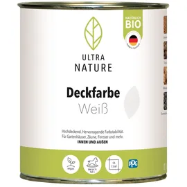 Ultra Nature Deckfarbe Weiß 0,75 l