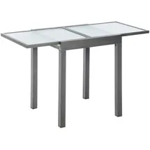 Merxx Balkonausziehtisch 65 x 65 x 75 cm Schwarz/Grau