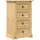 vidaXL Nachtschrank Corona 53 x 39 x 84 cm Braun
