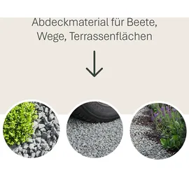 Schicker Mineral Diabas Ziersplitt grau 8-16 mm 25 kg Sack