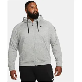 Nike Therma-FIT Fitness Trainingsjacke Herren 063 dk grey heather/particle grey/black L