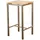 ASS Altenburger Bartisch 60 x 60 cm Teak Braun