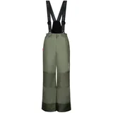 Trollkids Kinder Skihose Schneehose Outdoorhose Hammerfest, Dunkle Olive, Größe 152 - 152